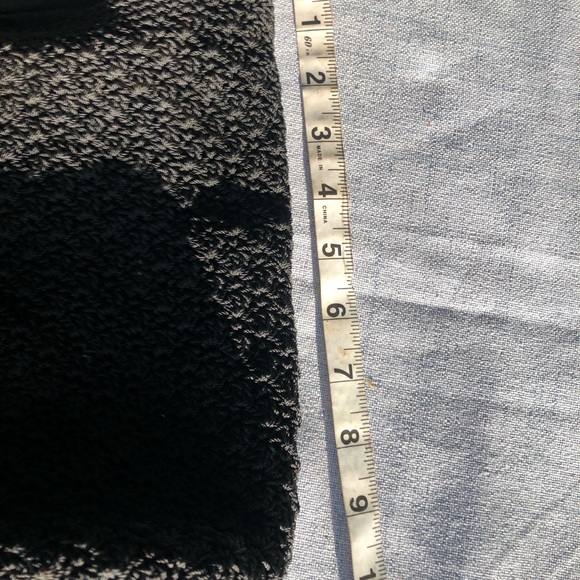 90’s Y2K Black Crochet Shoulder Bag by Chateau - Picture 5 of 9